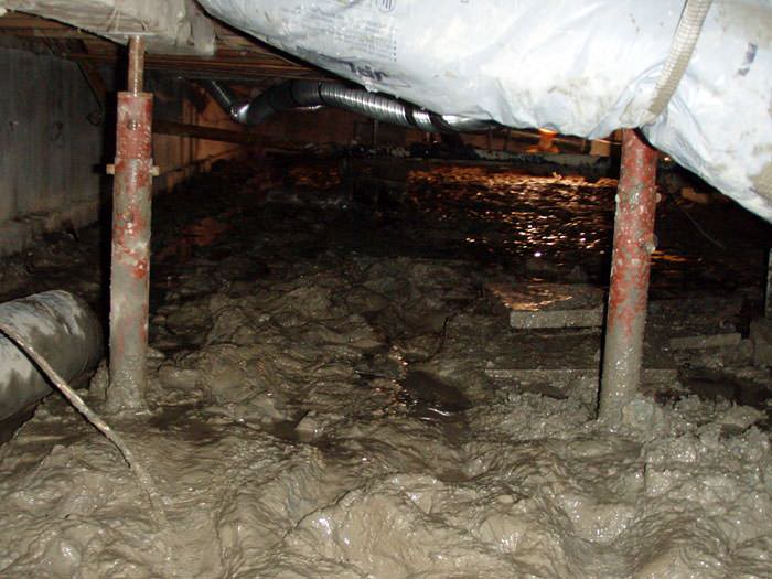 Repairing Sagging Floor Joists Girders In Your Crawl Space The