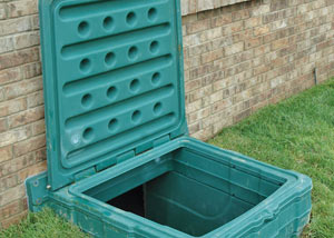 lockable crawl space access door installed in Syracuse