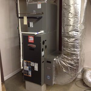 gas furnace installation in Geneva