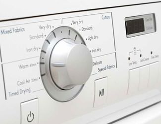 dryer cleaning in a  home