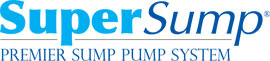Logo for our SuperSump® Pump System, available in  and other parts of New York