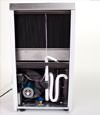 Cutaway photo of our self-draining dehumidifier system