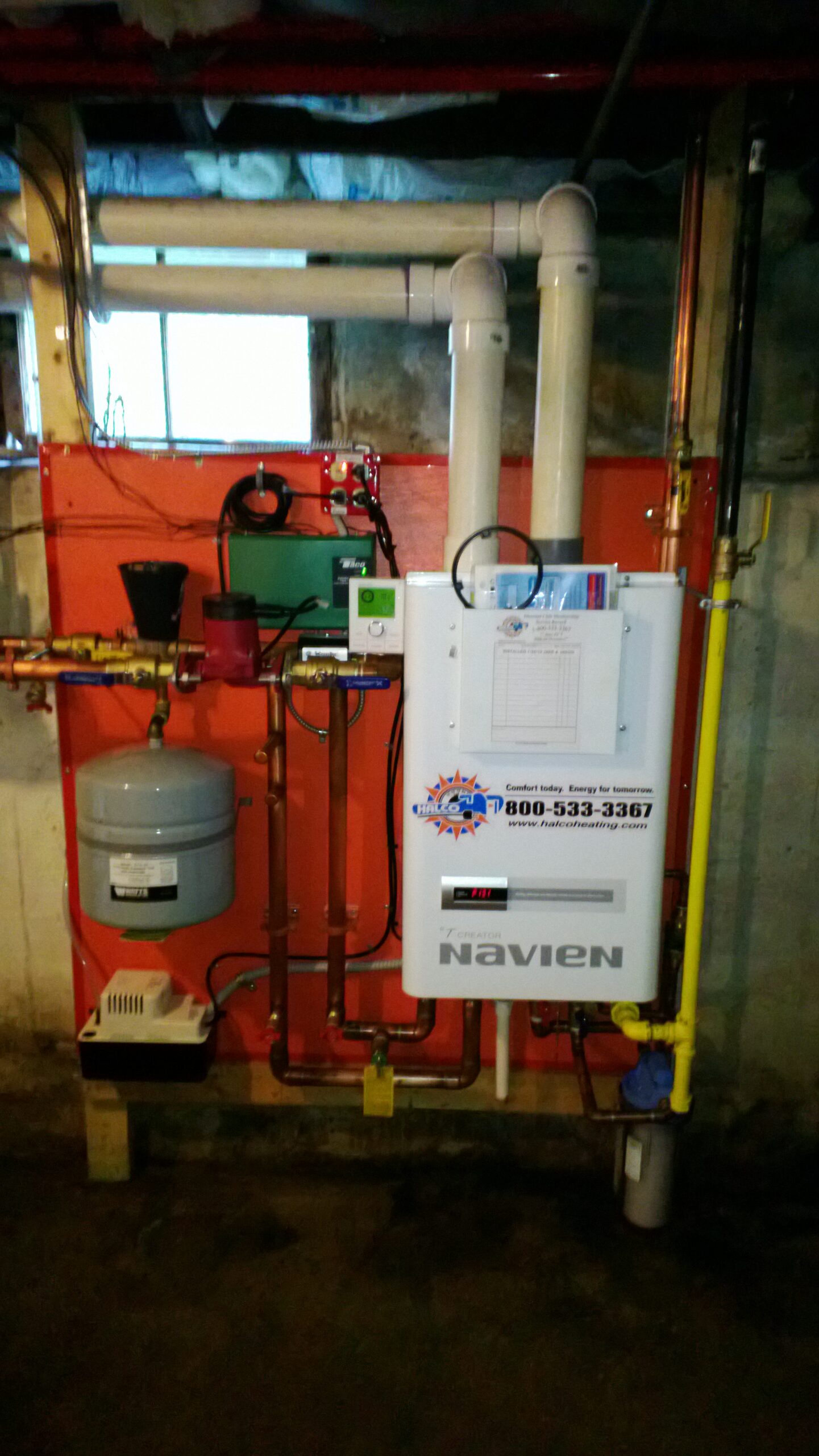 Navien Water Heater Installation and Attic Insulation in Rushville, NY