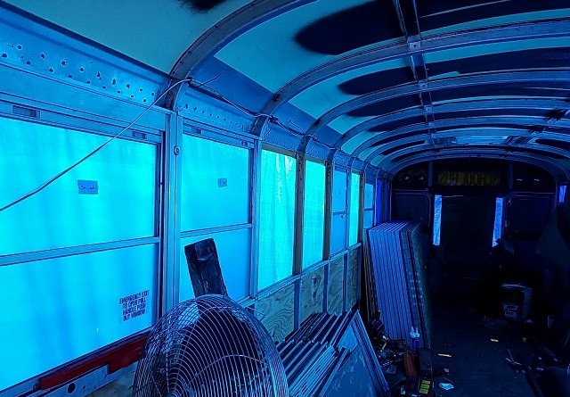 Insulating an Old School Bus in Ithaca, NY