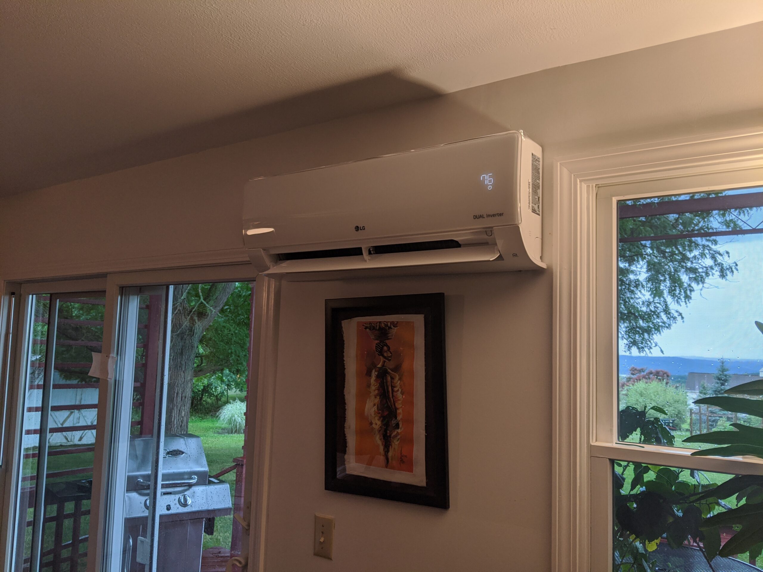LG Air Source Heat Pump in Lansing, NY