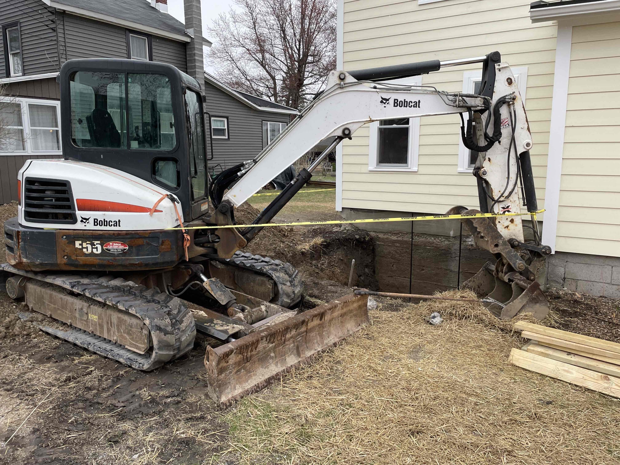 Precision was key to avoid damage to existing structures.