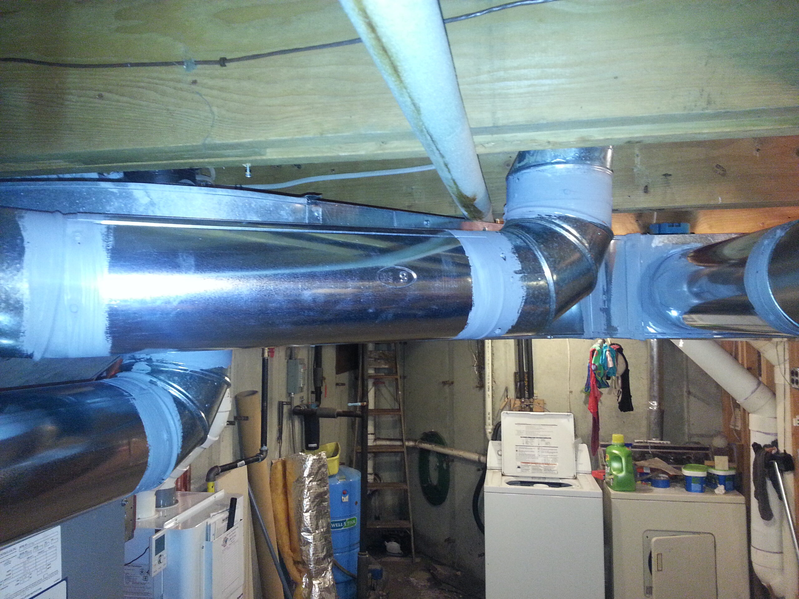 Ithaca, NY Navian Combi Water Heater Installation and Spray Foam Insulation