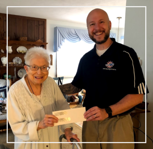 Hand Delivering Prize