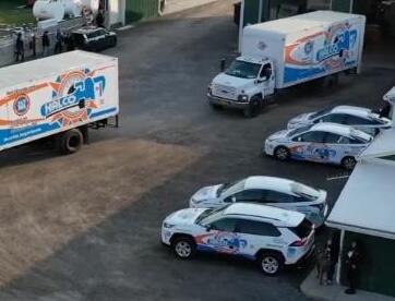 fleet of halco trucks