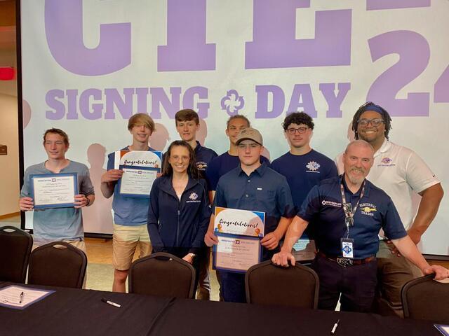 6 Graduates of Wayne-Finger Lakes Technical Training and Career Center Signing Day - Image 1